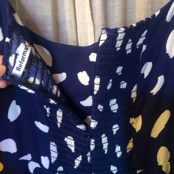 NWOT Reformation Sigmund Dress in Sold Out Splatter Print - Picture 13 of 14